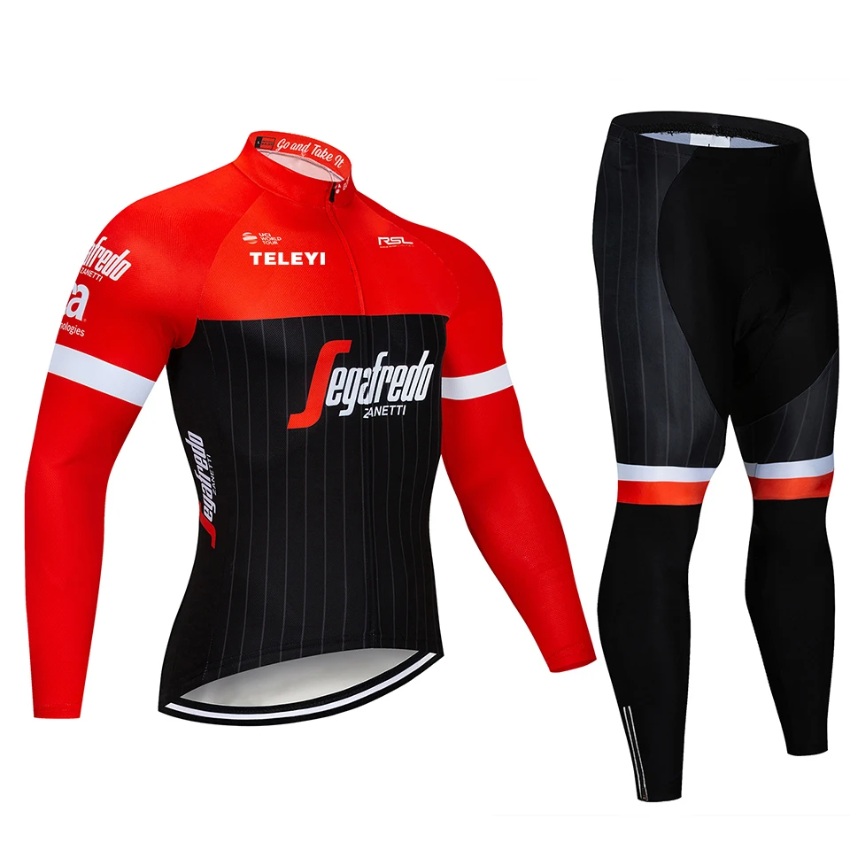 Треккинг SEGAFREDO зимний теплый флисовый комплект Джерси для велоспорта термальная одежда для велоспорта Mtb Одежда для верховой езды Ropa Ciclismo - Цвет: Pic Color