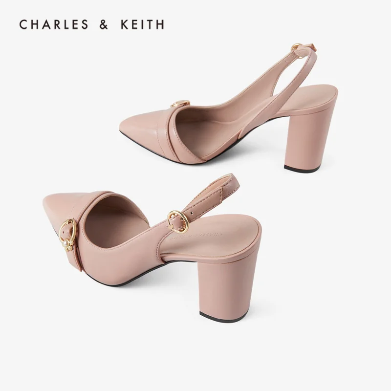 CHARLES&KEITH Новинка Лето2020CK1 60361180Женские босоножки Острый Носок на высоком каблуке