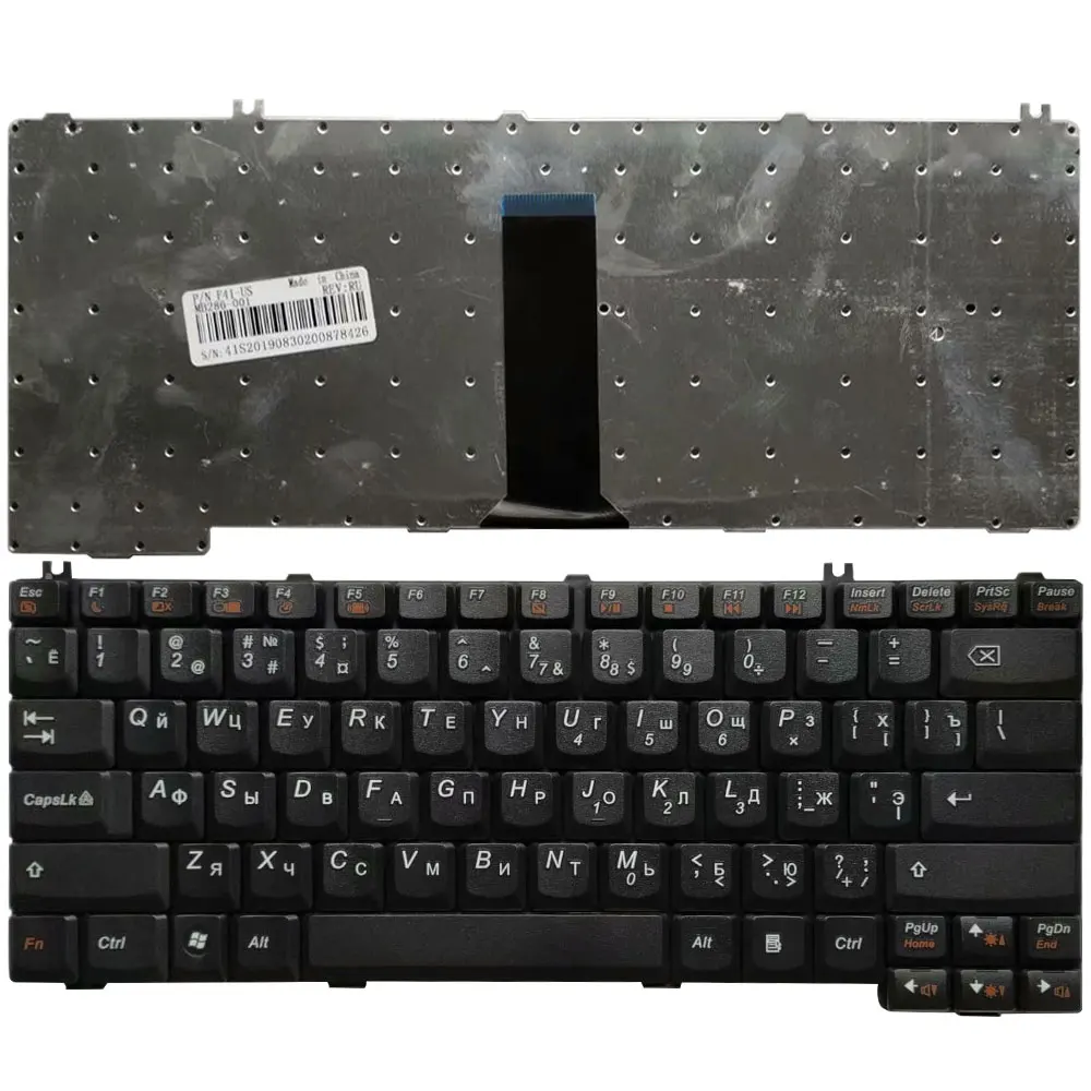 

NEW RU laptop Keyboard FOR LENOVO F41 F31G Y510A F41G G430 G450 3000 C100 C200 C460 C466 Y330 Y430 F41A Russian keyboard black