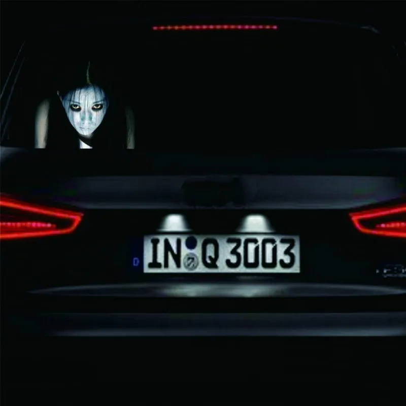 SLIVERYSEA ужасные автомобильные наклейки s на заднее стекло автомобиля стикер |