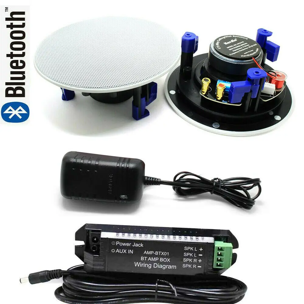 Потолочный bluetooth динамик Herdio 4 дюйма 160 Вт|Комплекты динамиков| |