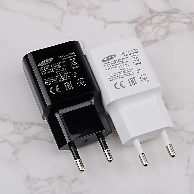 Оригинальное Адаптивное быстрое зарядное устройство Samsung USB-адаптер 1 2/1 5 м кабель