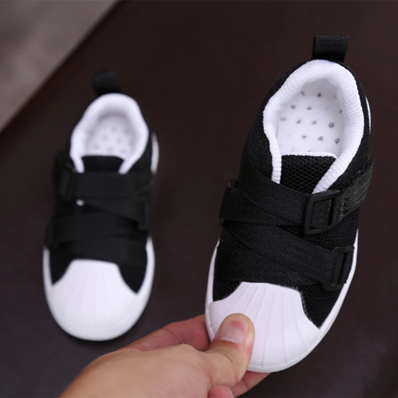 Детская повседневная обувь для девочек Весенняя сетчатая дышащая маленьких