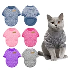 Теплый свитер для кошек, одежда для осени и зимы, одежда для домашних собак, одежда для маленьких собак, кошек, чихуахуа, Мопсов, Йорков, наряд для котят, пальто для кошек, костюм