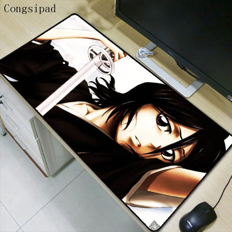 Аниме Bleach большой игровой коврик для мыши Lockedge ноутбука компьютерная клавиатура