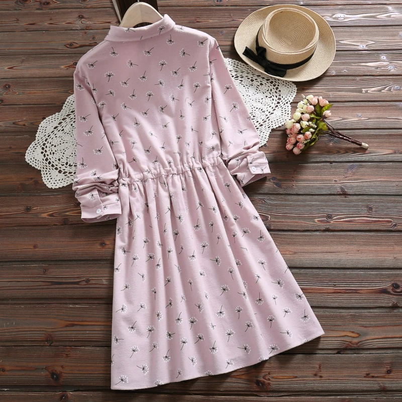 2019 Японский Элегантный дизайн весеннее женское милое платье розовый зеленый