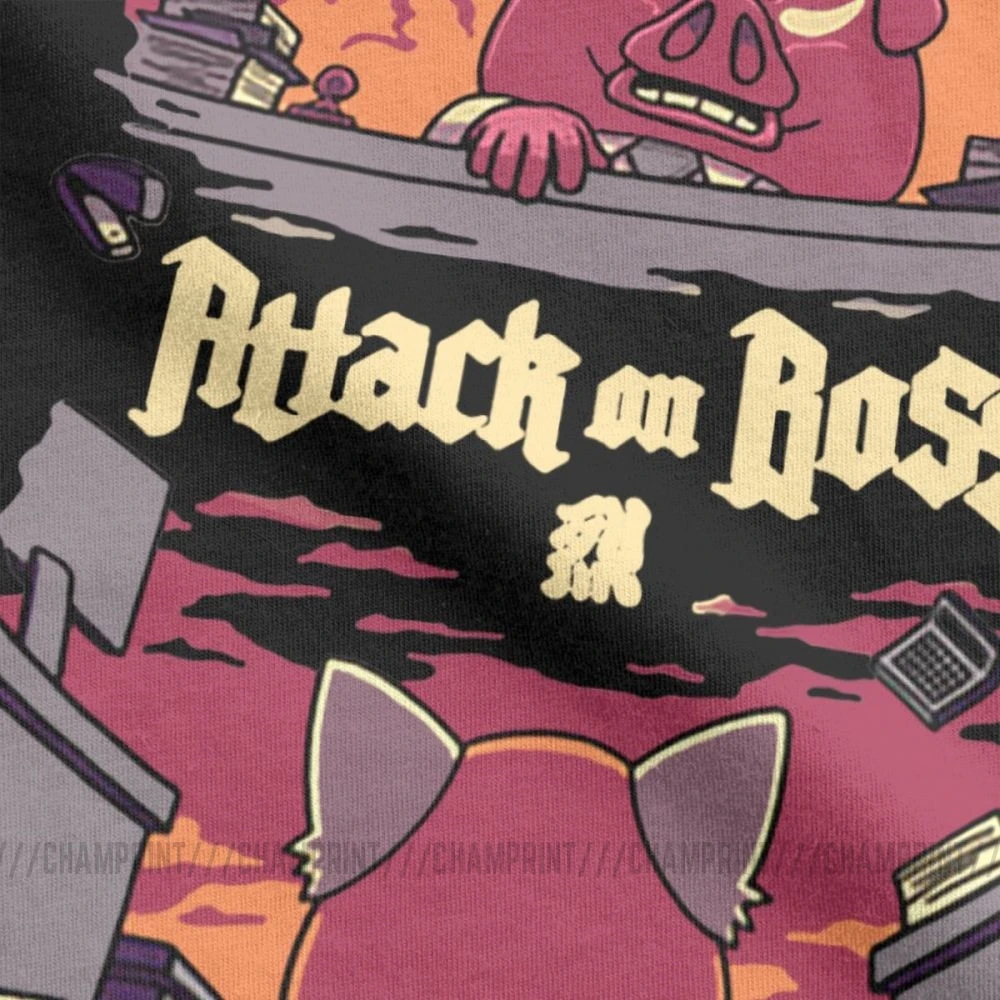 Агрессивные футболки Aggretsuko для атаки розцуко мужские хлопковые смешные одежда с
