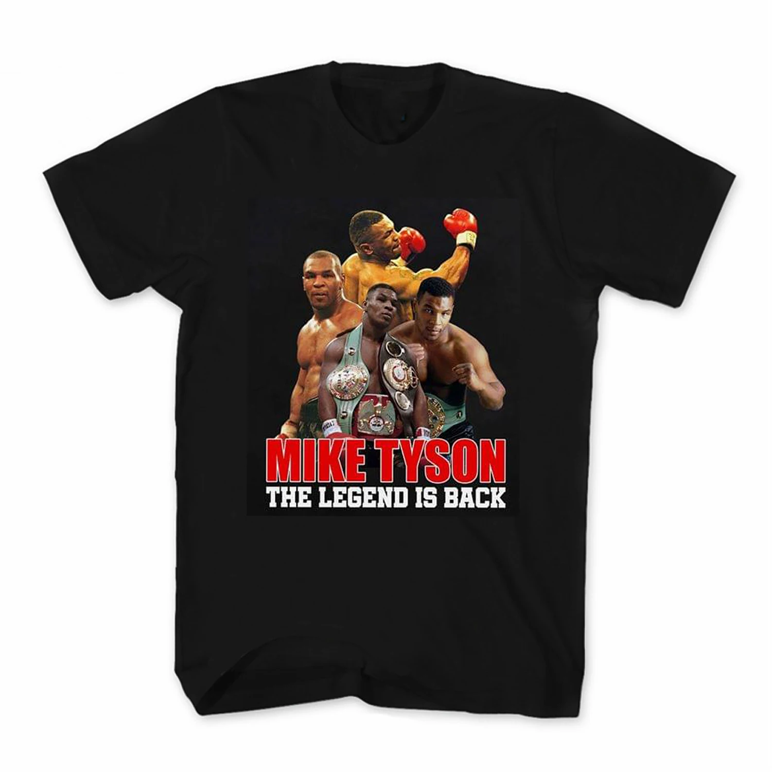 Легенда возвращается. Футболка с уникальным дизайном для бокса чемпиона Майка