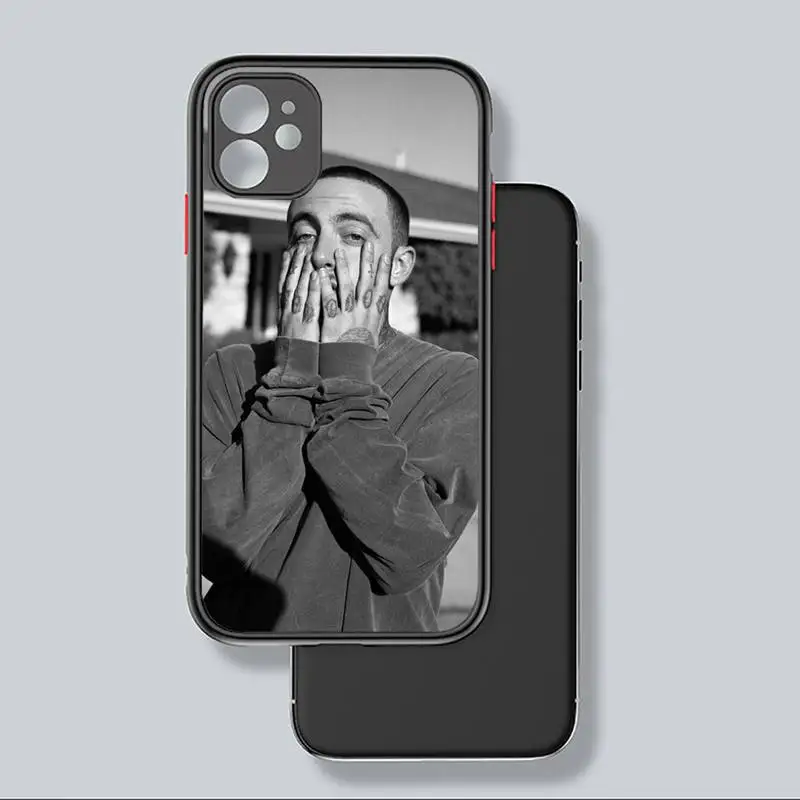 

MacMiller Phone Case For iphone 12 11 8 7 plus mini x xs xr pro max matte transparent cover