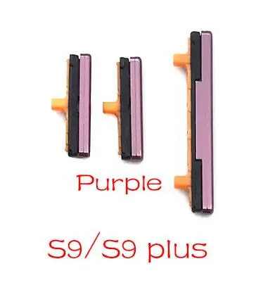 S9 S9 plus Purple Новая Боковая кнопка громкости+ кнопка включения/выключения питания для samsung Galaxy Note 8 S8 S9 S10 Plus запасные части - Цвет: S9 S9 plus Purple