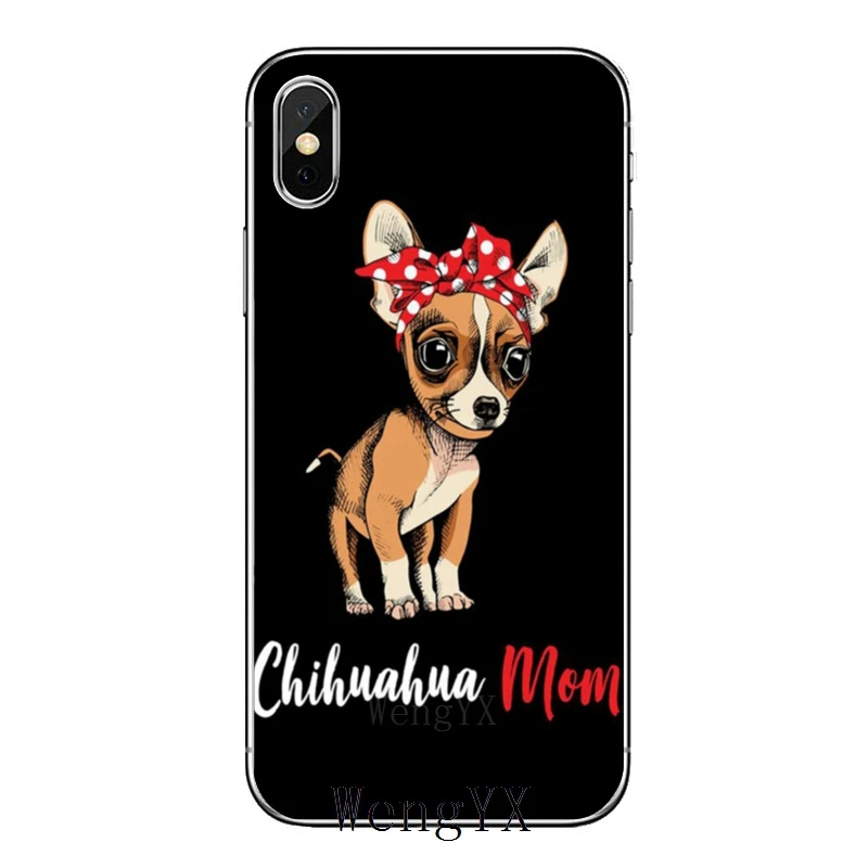 cute Chihuahua Dog puppy For Samsung Galaxy S10 Lite S9 S8 S7 S6 edge Plus S5 S4 Note 9 8 5 4 mini Accessories phone case | Мобильные