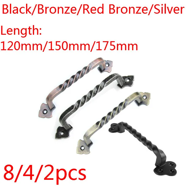 8/4/2 шт. Винтаж Античная Valley с выдвижными ящиками стол дверные ручки тянуть