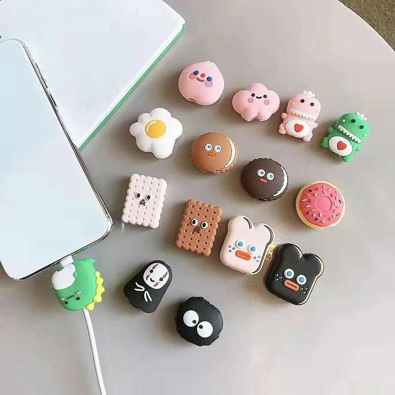 Новинка 1 шт. протектор кабеля в виде животного милый мультяшный чехол защитный