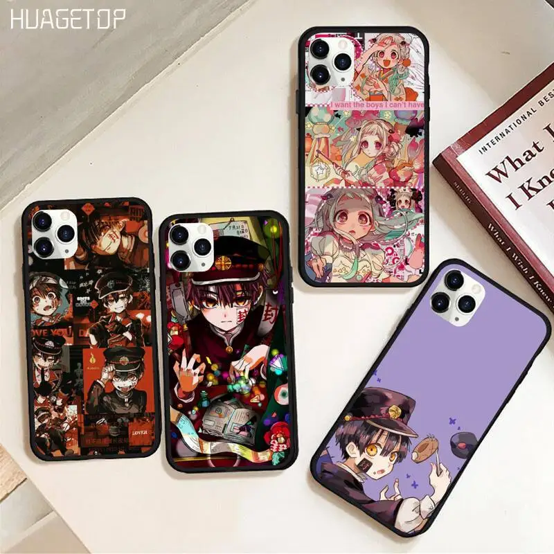 

HUAGETOP jibaku shounen hanako kun Coque Shell Phone Case Rubber for iPhone 11 pro XS MAX 8 7 6 6S Plus X 5S SE 2020 XR case