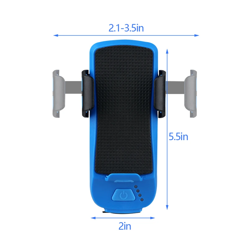 

Bike Front Light Phone Holder Power Bank USB Charge 2400mah Bike Electric Horn MTB Road Bike Headlight Cycling Accessories