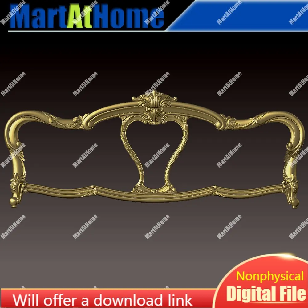 Классическая прикроватная РАМА 3D STL модель для ЧПУ гравировки и печати рельеф
