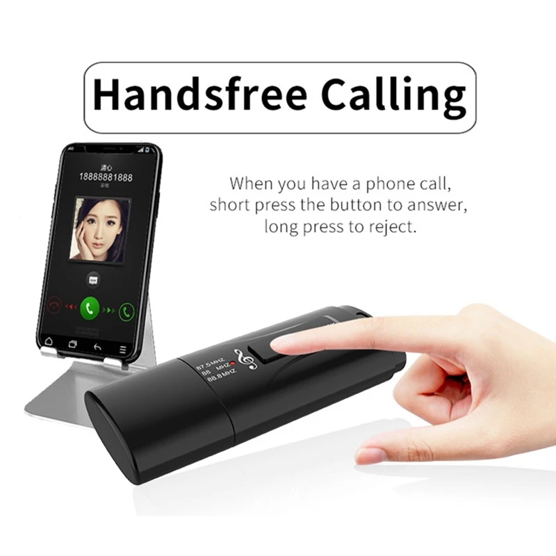 Портативный FM-передатчик Автомобильный приемник Bluetooth 5 0 USB FM-модулятор 3 мм AUX