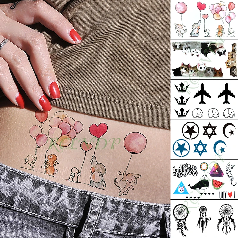 Waterproof Temporary Tattoo Sticker Dream Weaving Beautiful Feather Fake Tatto Hand Arm Foot Flash Tatoo for Kid Girl Men Women | Красота и