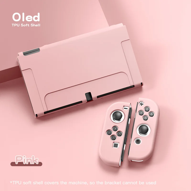 

Мягкий защитный чехол Flosted из ТПУ для Nintendo Switch OLED консоли, оболочка, оболочка, аксессуары для видеоигр, переключатель OLED