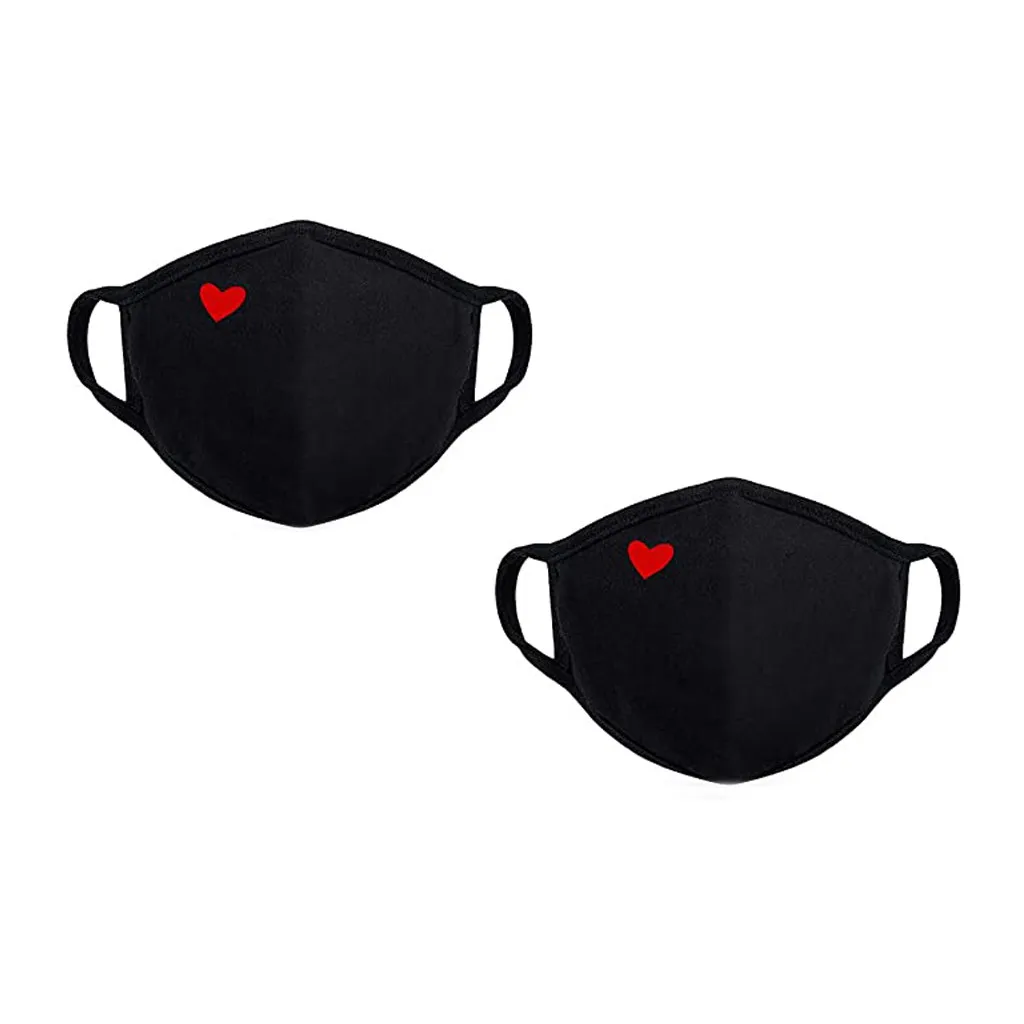 Женский пылезащитный шарф в форме сердца стиле унисекс Kpop черный медведь для