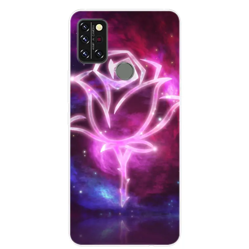 for umidigi a9 pro case silicone flower soft phone cases for umidigi a9 pro case tpu fundas for umidigi a9pro a 9 pro cover free global shipping