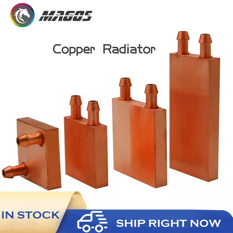Полностью медный Универсальный водяной блок CPU GPU North Bridge радиатор для