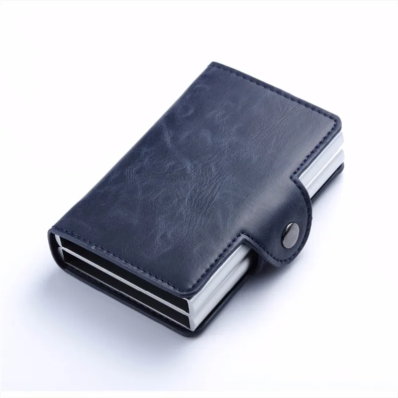 BYCOBECY RFID кошелек держатель для карт из модной искусственной кожи винтажный