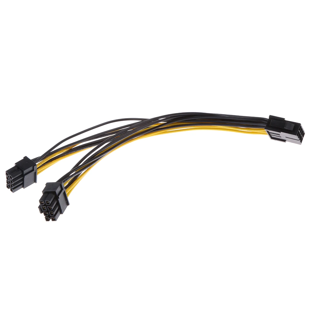 8-контактный 2 x PCIe 8 (6 + 2) pin Материнская плата Видеокарта VGA Кабели | Компьютеры и
