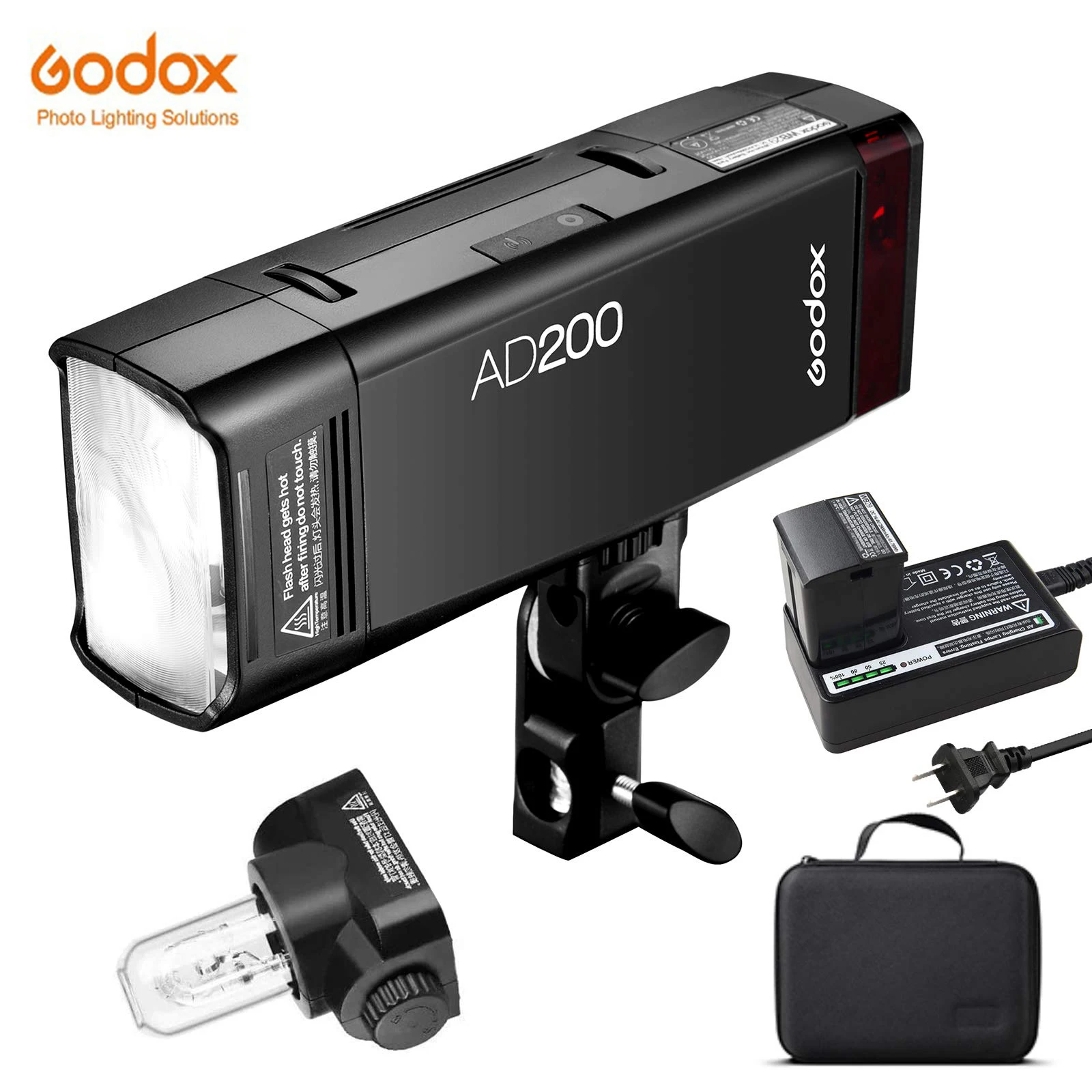 Вспышка Godox AD200 200Ws 2 4G TTL для камер Canon Nikon DSLR аксессуары фотосъемки Youtube прямых