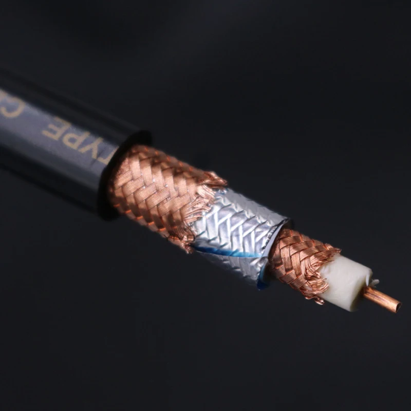 Hi end Fi прозрачные из бескислородной меди OCC медной проволоки 1 ядро экраном RCA XLR