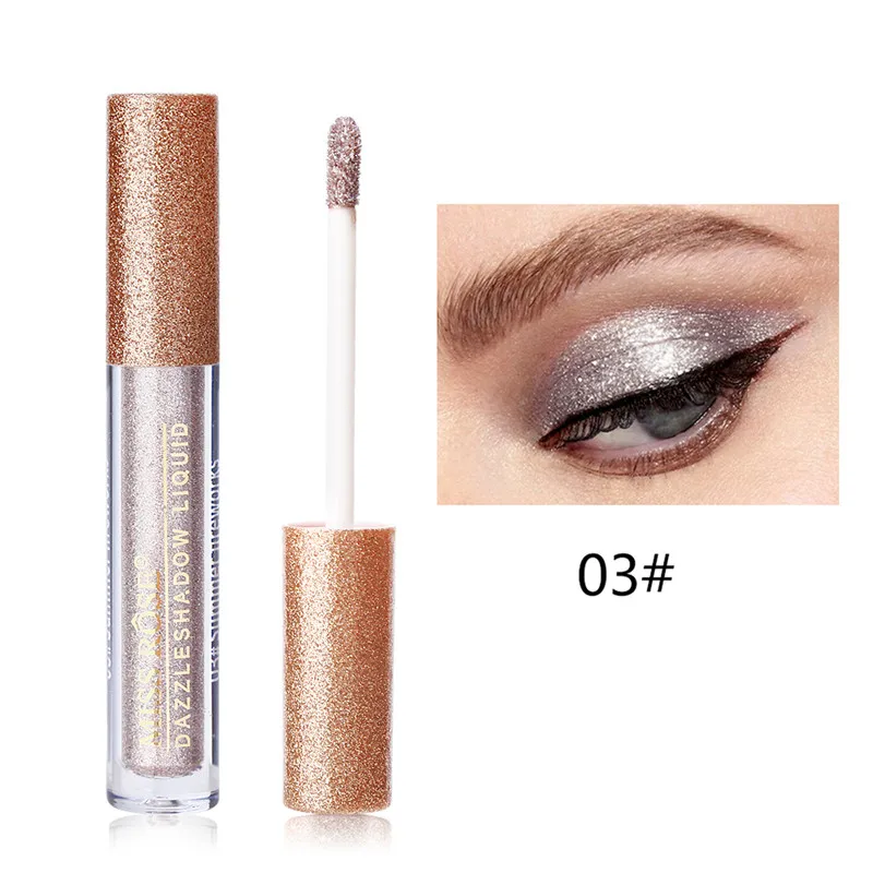 Жидкие тени для век Блеск Тени для век Ручка водонепроницаемый Dazzle Shimmer блестящий металлик вечерние глаза Косметика Макияж - Цвет: 03 summer firework