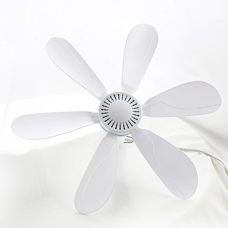 

16.7inch AC 220V 10W Ceiling Fan with 1.2m Cable Switch Energy Saving Cooling Hanging Fan,Can not Support AC 110V