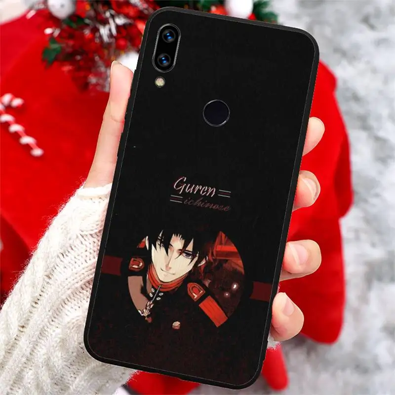 

Seraph of the end anime Guren Ichinose Phone Case For Xiaomi Redmi note 7 8 9 t max3 s 10 pro lite coque shell cover funda