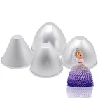 Алюминиевая форма для кукольного торта Dolly Varden Pan, жестяное платье для куклы 467810 дюймов