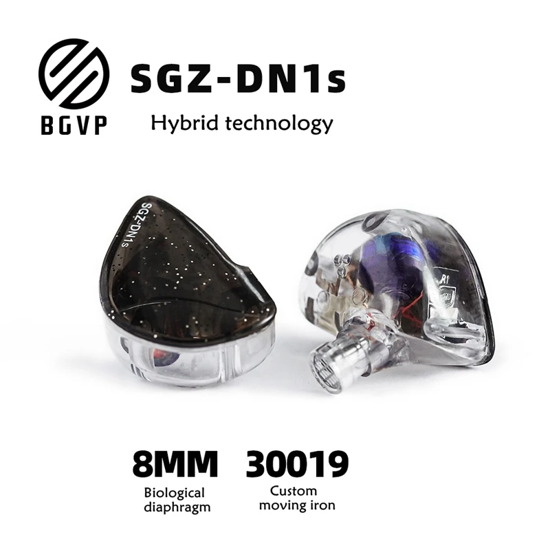 Оригинальные наушники BGVP DN1S 3 5 мм Fever HiFi с усиленными басами HD звуком музыкальные