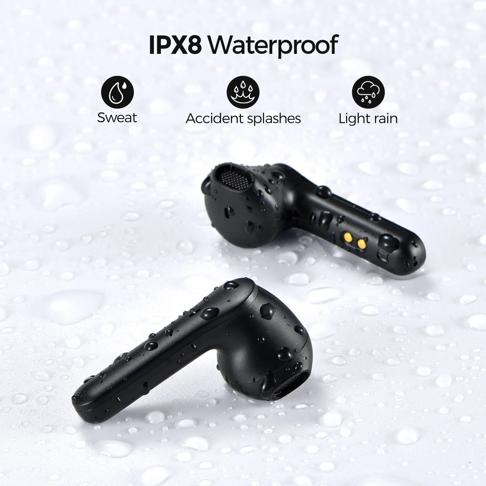 Mpow MX3/MX1 Bluetooth 5 0 наушники USB-C 25H Playtime Беспроводные с Hi-Fi стереозвуком IPX7