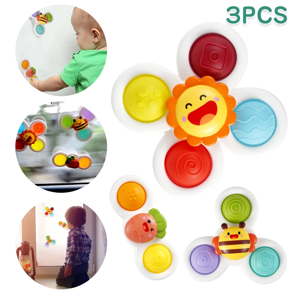 

Новые детские игрушки для ванной спин присоски спиннинг игрушка-Лидер продаж, спинер детские забавные игрушки Классический гироскоп для де...