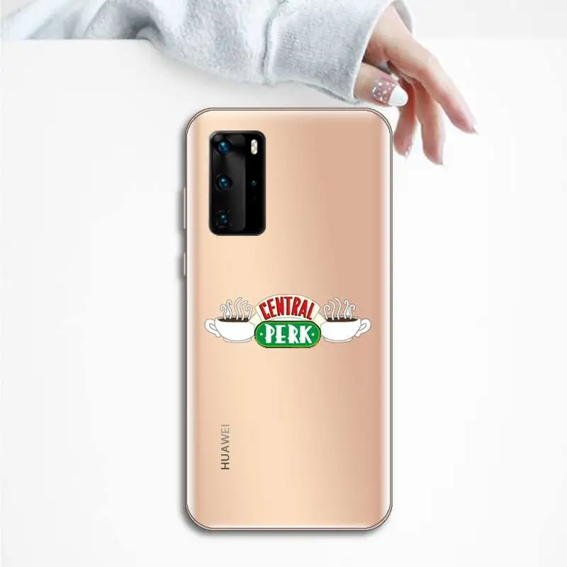 

friends Phone Case Transparent for Huawei P20 P30 P40 honor 8 10i P smart 2019 Samsung A71 A21S S10 20 plus