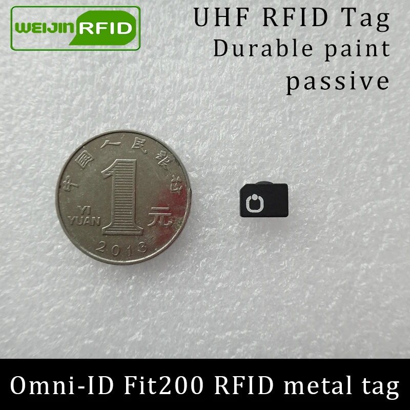 UHF RFID Анти металлическая метка omni ID fit200 подходит 200 915 МГц 868 Alien Higgs3 EPCC1G2 6C прочная