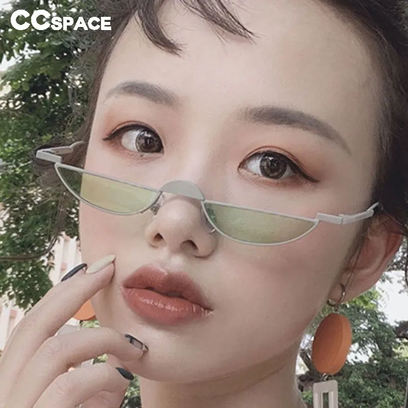 47158 индивидуальные маленькие солнцезащитные очки кошачий глаз без оправы с