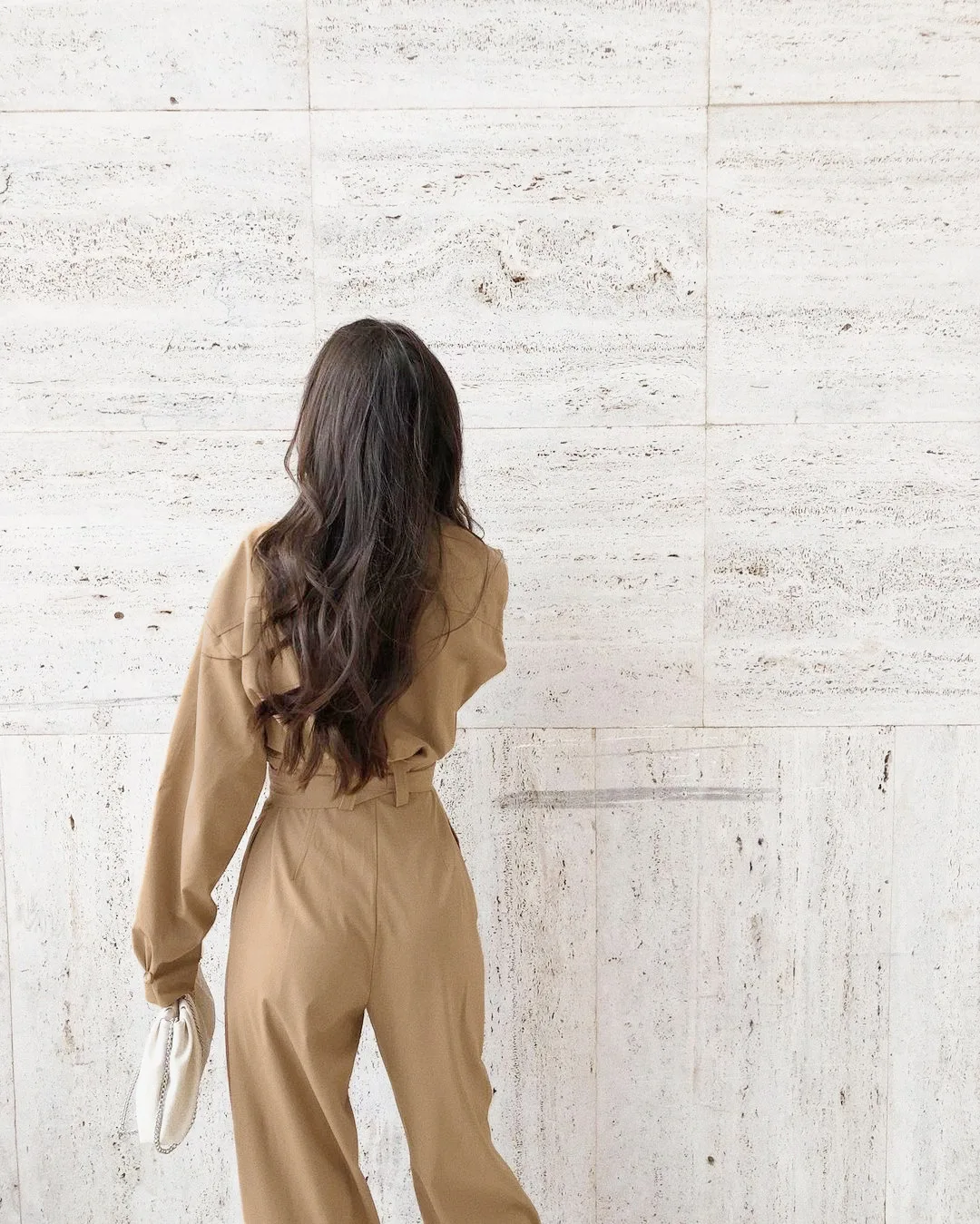

Autumn Winter Women Turn-down Collar Solid Jumpsuits New Arrivals Lady Chic High Street Pockets Sashes Straight Fashion Overalls