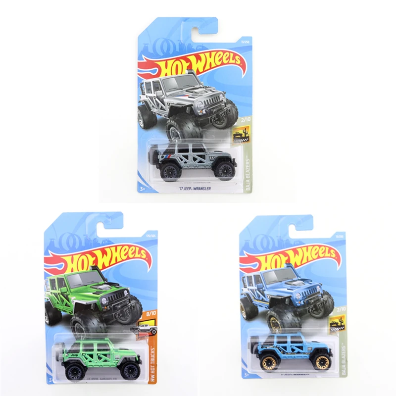 

2019-13 Original Hot Wheels Mini Alloy Coupe 17 JEEP WRANGLER 1/64 Metal Diecast Model Car Kids Toys Gift