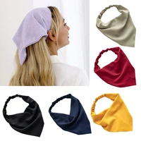 summer pure color women girls hair scarf triangle bandanas turban headwrap headband hair accessories %d0%b1%d0%b0%d0%bd%d0%b4%d0%b0%d0%bd%d0%b0 %d0%b6%d0%b5%d0%bd%d1%81%d0%ba%d0%b0%d1%8f 2021