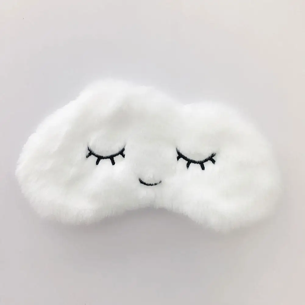 

Super Soft Plush Cartoon Eye Masks Silk Love Cloud Nap Rabbit Eye Plush Mask Shade Cover Cartoon Eyepatch Blindfold Eye Sle K1Y2
