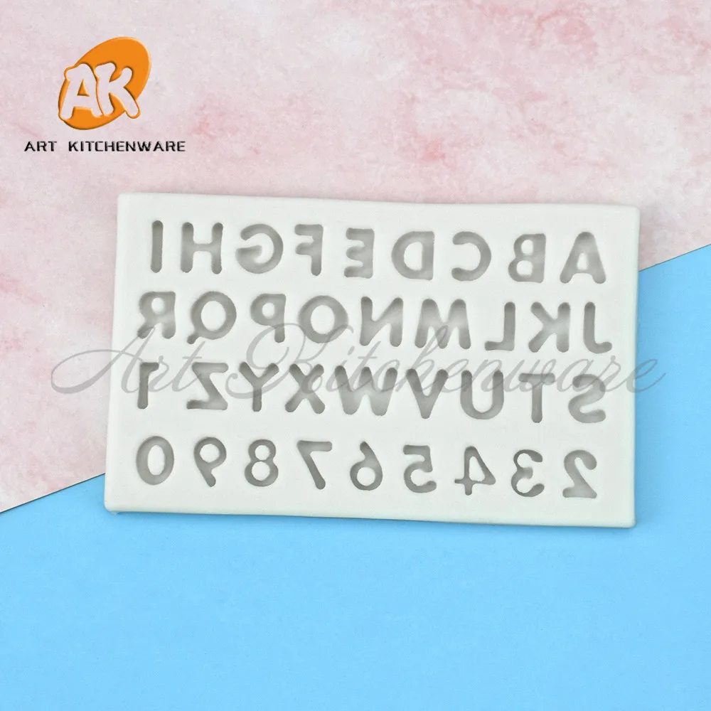 

Большая силиконовая форма с буквами, украшение для торта из помадки, силиконовая форма ручной работы, украшение листьев, шоколадных конфет, ...