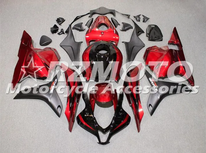 

New ABS Motorcycle whole Fairings kit Fit For Honda CBR600RR F5 2009 2010 2011 2012 09 10 11 12 Custom Free red black