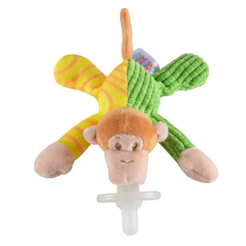 Детские соски-пустышки силиконовый Ниблер плюшевые ниппель Соска-пустышка