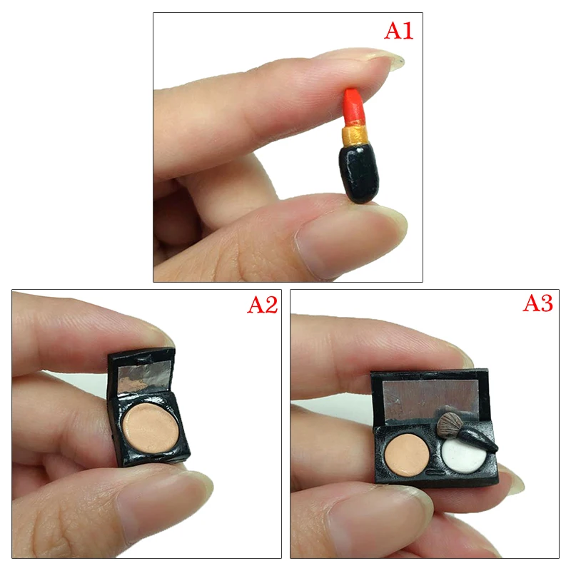 Новое поступление 1/12 глиняный милый миниатюрный блеск для губ кукольного домика