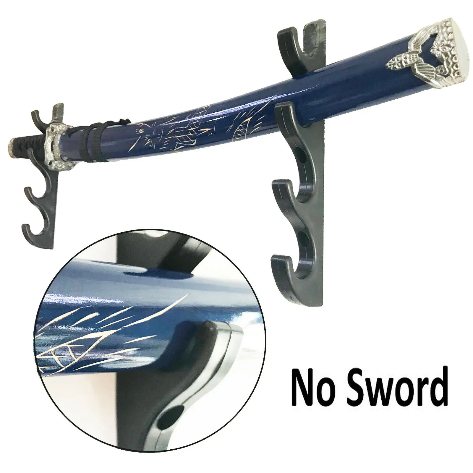 2 шт./лот 4-уровневый настенный держатель самурайского меча Катаны подставка