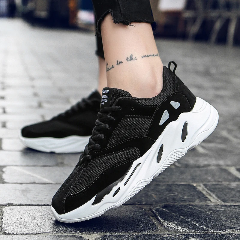 Мужская теннисная обувь дышащая Спортивная легкая для пар цветная кроссовки Zapatos